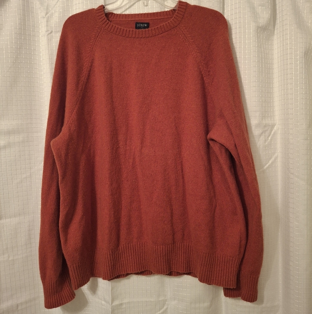 J. Crew Orange Men's Sweater. XXL.